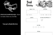 Ultimate Printable Reading Tracker, a Templates & Theme by 2 Nomazi (Thumbnail 2 of 9)