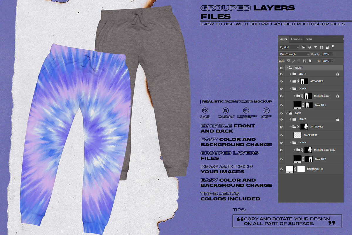 SWEATPANTS MOCKUP, a Shirt Mockup by Easybandits (Photo 3 of 3)