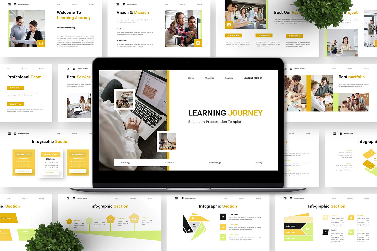 Learning Journey - Education PPT preview 6