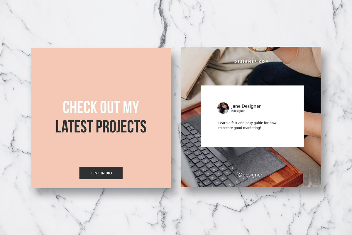 Freelance Designer Instagram Creator, a Social Media Template by Design District (Photo 4 of 14)