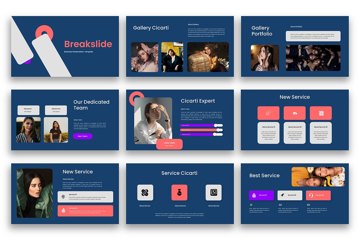 Cicarti – Business Google Slide, a Presentation Template by kreatifreya (Photo 3 of 5)