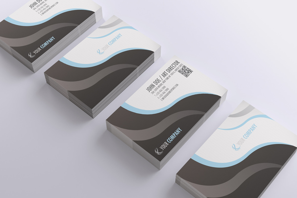 QR code business card design 03, a Business Card Template by www.lemongraphic.design (Photo 1 of 4)
