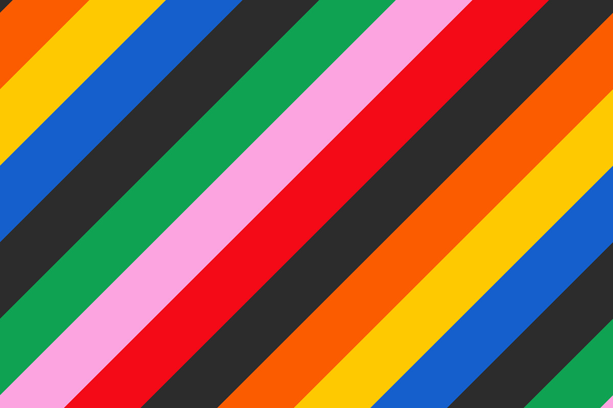 pattern with multicolored stripes, a Pattern Graphic by Art's and patterns (Photo 2 of 2)