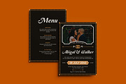 Browny Line Art Wedding Invitation, an Invitation Template by iDoodle Studio (Thumbnail 1 of 4)
