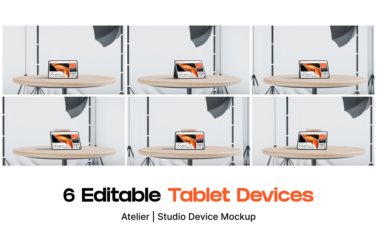 Atelier | Studio Device Mockups, a Product Mockup by orenjidesign (Photo 5 of 13)