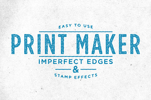 Print Maker Stamp Effects