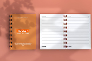 Spiral Notebook Mockup Design