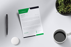 Letterhead Template, a Stationery Template by Limino™ Studio