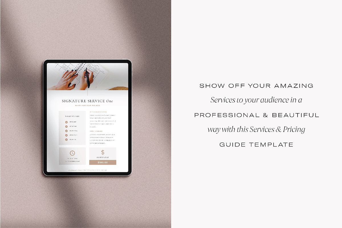 Services & Pricing Guide | Canva, a Presentation Template by Wild Theory (Photo 5 of 12)