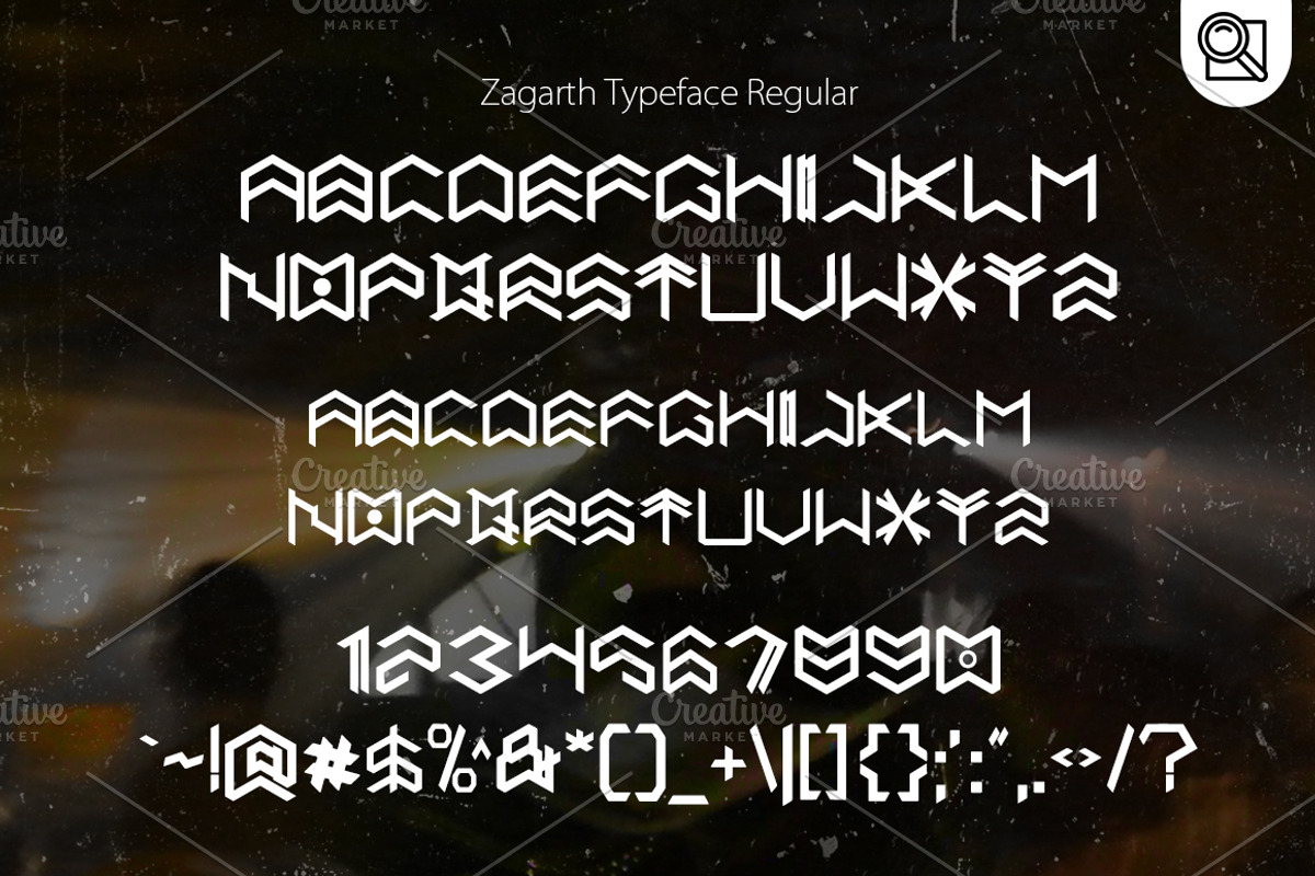 Zagarth Typeface preview 3
