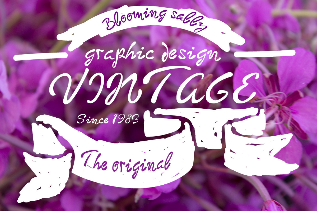 Blooming sally font preview 3