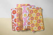 Smiley Flowers Retro Patterns, a Pattern Graphic by Tiger and Flower (Thumbnail 13 of 20)