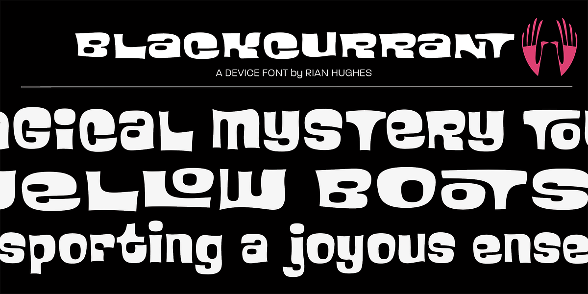 Blackcurrant, a Symbol Font by Device (Photo 6 of 6)