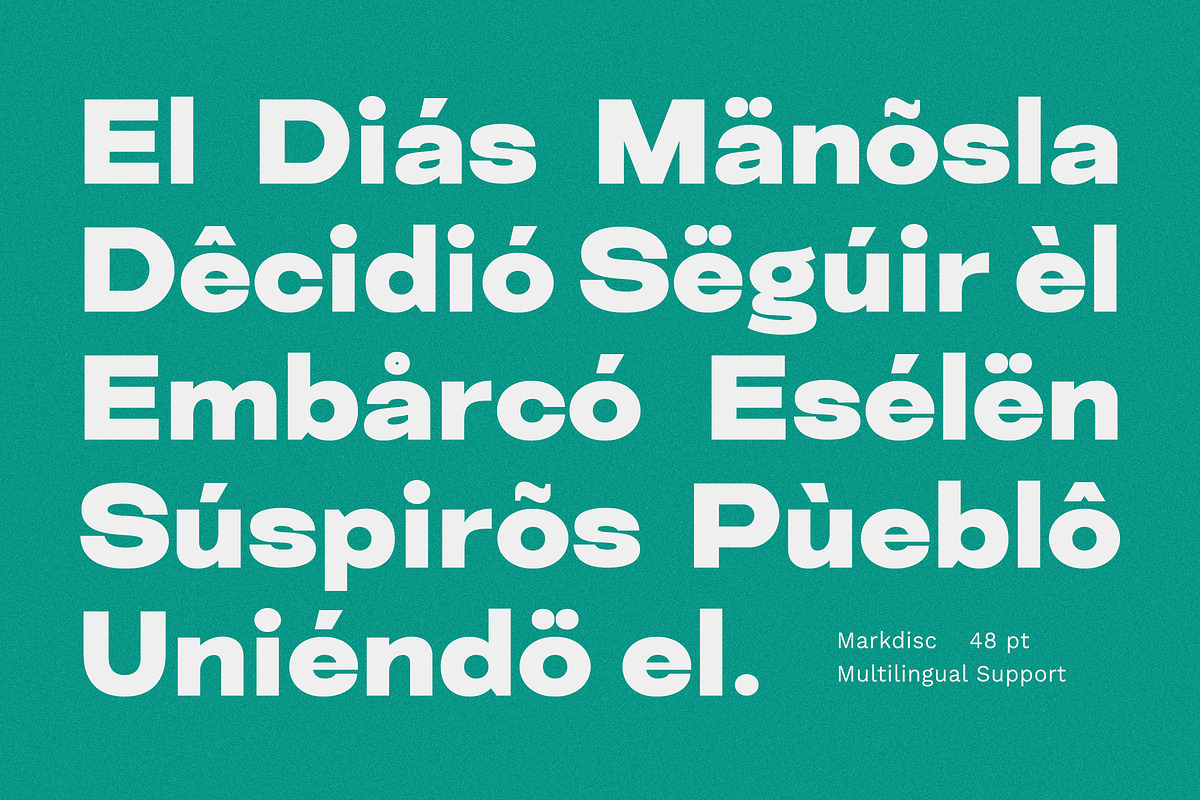 Markdisc - Modern Bold Sans Serif, a Sans Serif Font by Typia Nesia