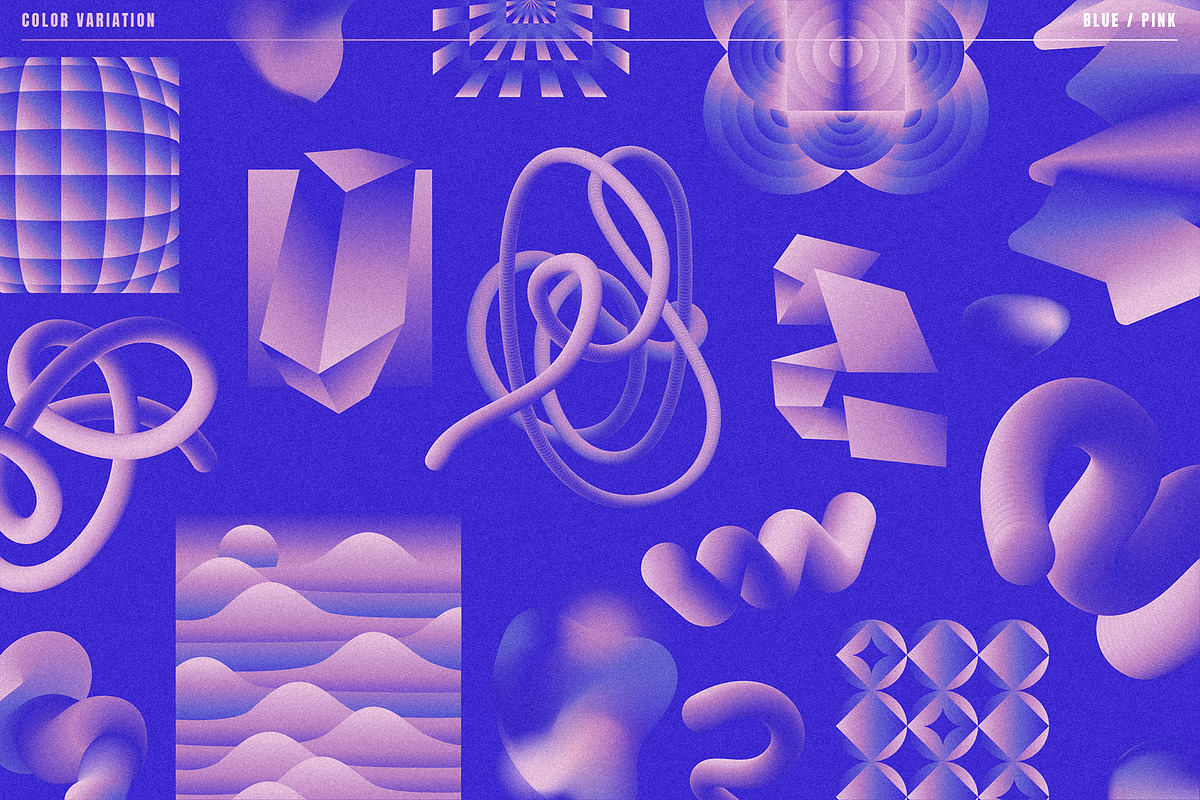 Gradients - abstract design elements, an Object Graphic by venimo (Photo 6 of 8)