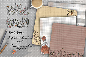 Fall Clipart - Flowers And Tattoos