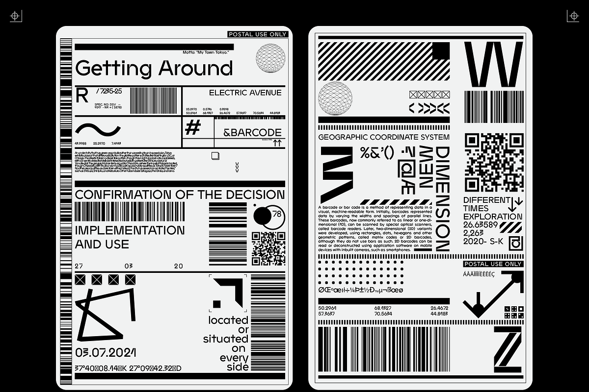 BARCODE LABEL SET, a Finance Illustration by NoSpoon Design (Photo 6 of 6)
