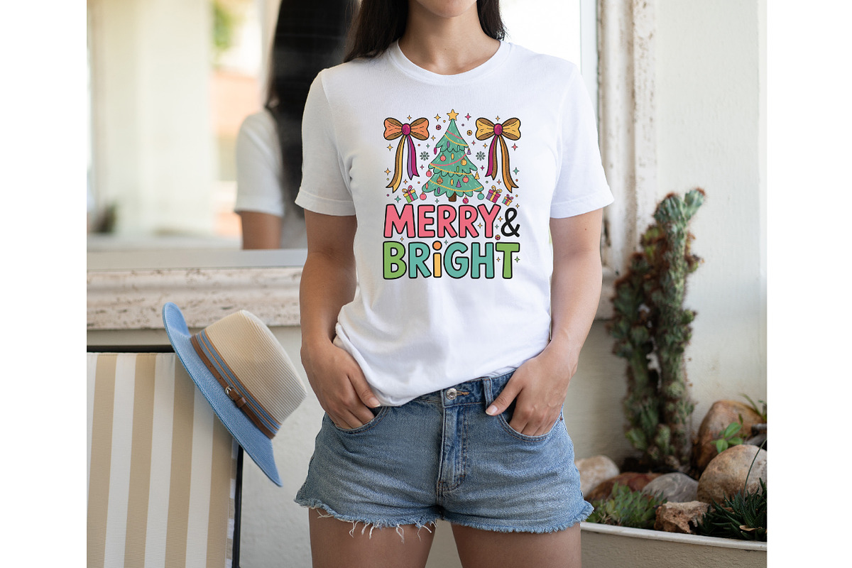 Christmas Tree Png, Merry & Bright, an Illustration by Designking (Photo 4 of 6)