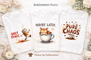Sarcastic Coffee Sublimation PNGs, an Illustration by Artnoy (Thumbnail 5 of 8)