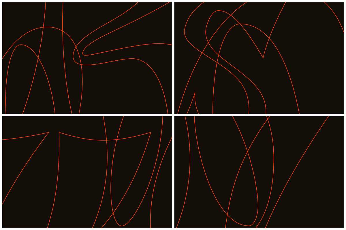 Contour edgy vector illustration, a Texture Graphic by Oleg and Katja (Photo 4 of 26)