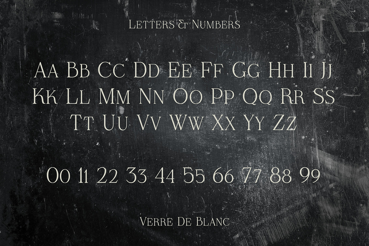 Verre De Blanc - An Elegant Serif, a Font by Evoke Type Studio (Photo 12 of 14)