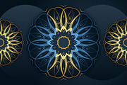 Mandala Oriental Floral art Bundle, a Background Graphic by NJ Himel (Thumbnail 4 of 97)