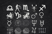 Procreate astrology brushes - stamps, a Brush Add-On by Endete & Mazak brushes (Thumbnail 7 of 10)