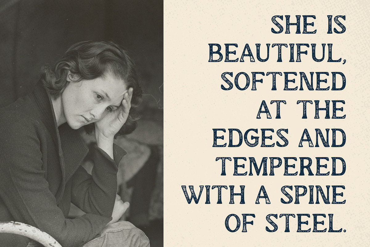 DT Milagros - Vintage Display Font, a Symbol Font by Dryy.type (Photo 8 of 9)