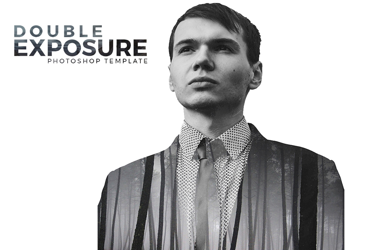 Double Exposure Template, a Brushes & More by lawless graphic (Photo 1 of 8)