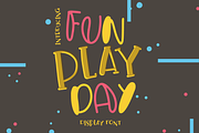 Fun Play Day, a Font by Larin Type Co. (Thumbnail 1 of 6)