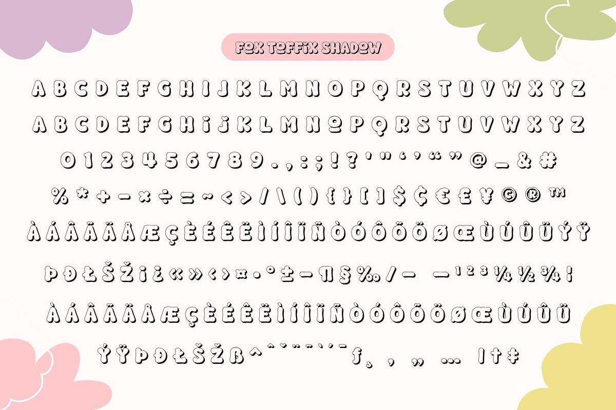 Fox Toffix: 4 Font Styles, a Handwritten Font by Fox7 By Rattana (Photo 11 of 13)