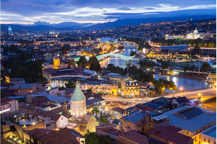 Scenic Top View Of Tbilisi Georgia, an Architecture Photo by Our Amazing World