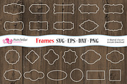 SVG Frames clip art, an Object Graphic by PolpoDesign (Thumbnail 2 of 2)