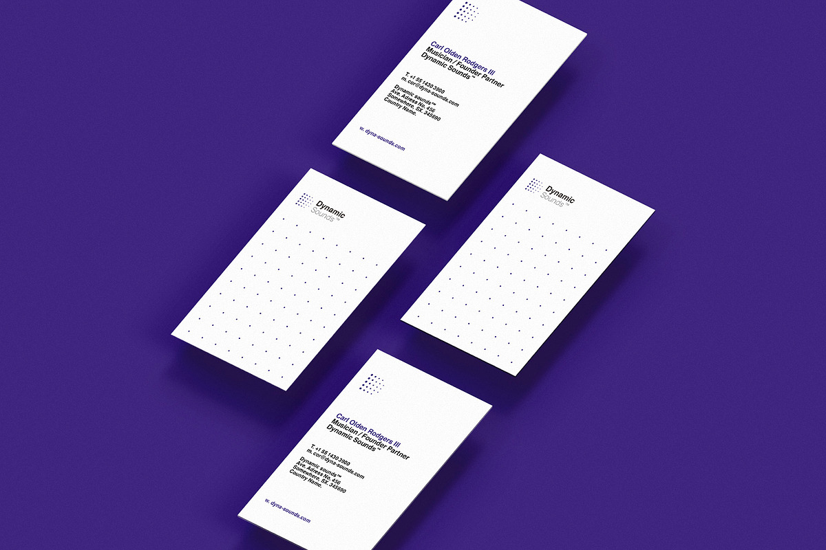 Business cards template: Dynamic S, a Business Card Template by Srg® (Photo 3 of 4)