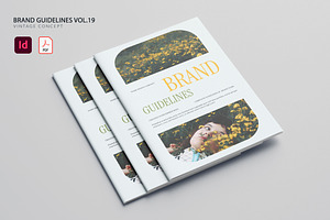 Brand Guidelines Vol.19, a Brochure Template by Bewalrus Studio