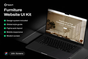 Ngajuh - Furniture Website UI Kit, an UI Kit Template by Creative Perspective