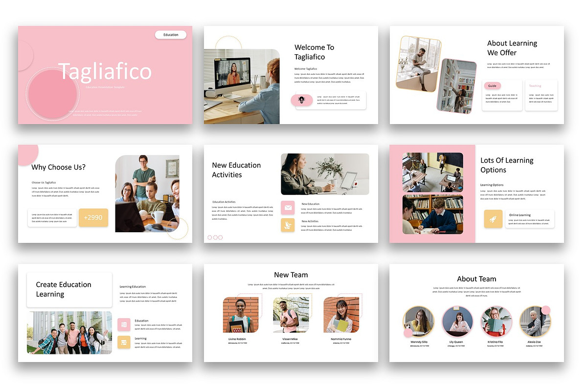 Tagliafico – Education Keynote, a Presentation Template by kreatifreya (Photo 2 of 5)