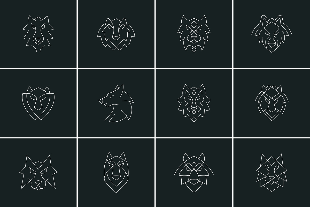 Minimal Wolf Logo Pack, a Branding & Logo Template by Logosava (Photo 5 of 6)