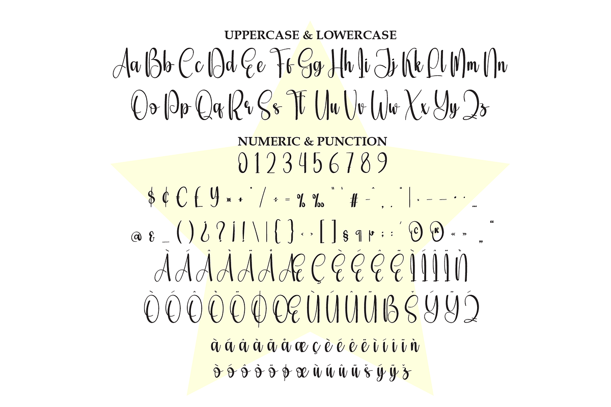 Star | Script Font, a Handwritten Font by Scratchones (Photo 7 of 9)