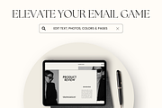 Email Marketing Newsletter Template, an Email Template by Branding Babe Co. (Thumbnail 9 of 9)