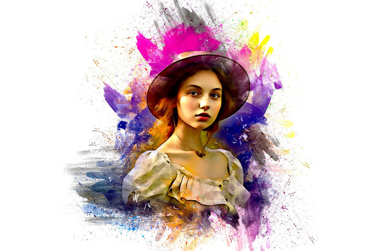 Paint Photoshop Action, an Action Add-On by MRI STUDIO (Photo 16 of 27)