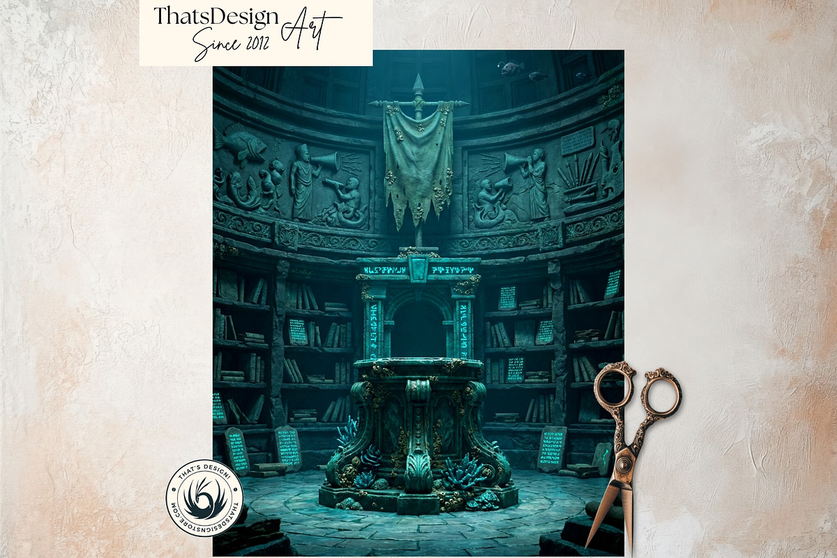 Ars Goetia Dark Fantasy Backdrop Set, a Background Graphic by ThatsDesignArt (Photo 13 of 13)