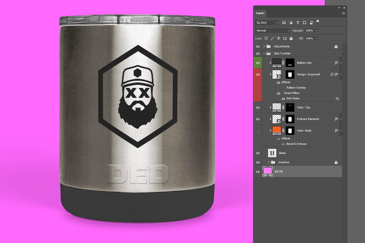 10oz Lowball Tumbler Mock-Up, a Cups & Container Mockup by dedpixel supply co. (Photo 3 of 4)