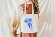 Nautical Ocean Watercolor Clipart, an Illustration by Pixels.Craft (Thumbnail 6 of 7)