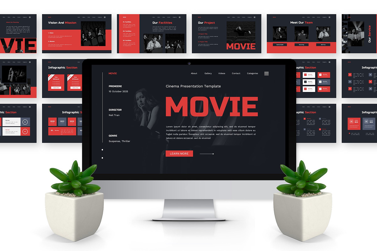 Movie - Cinema Keynote, a Presentation Template by Deepslide Studio (Photo 2 of 6)