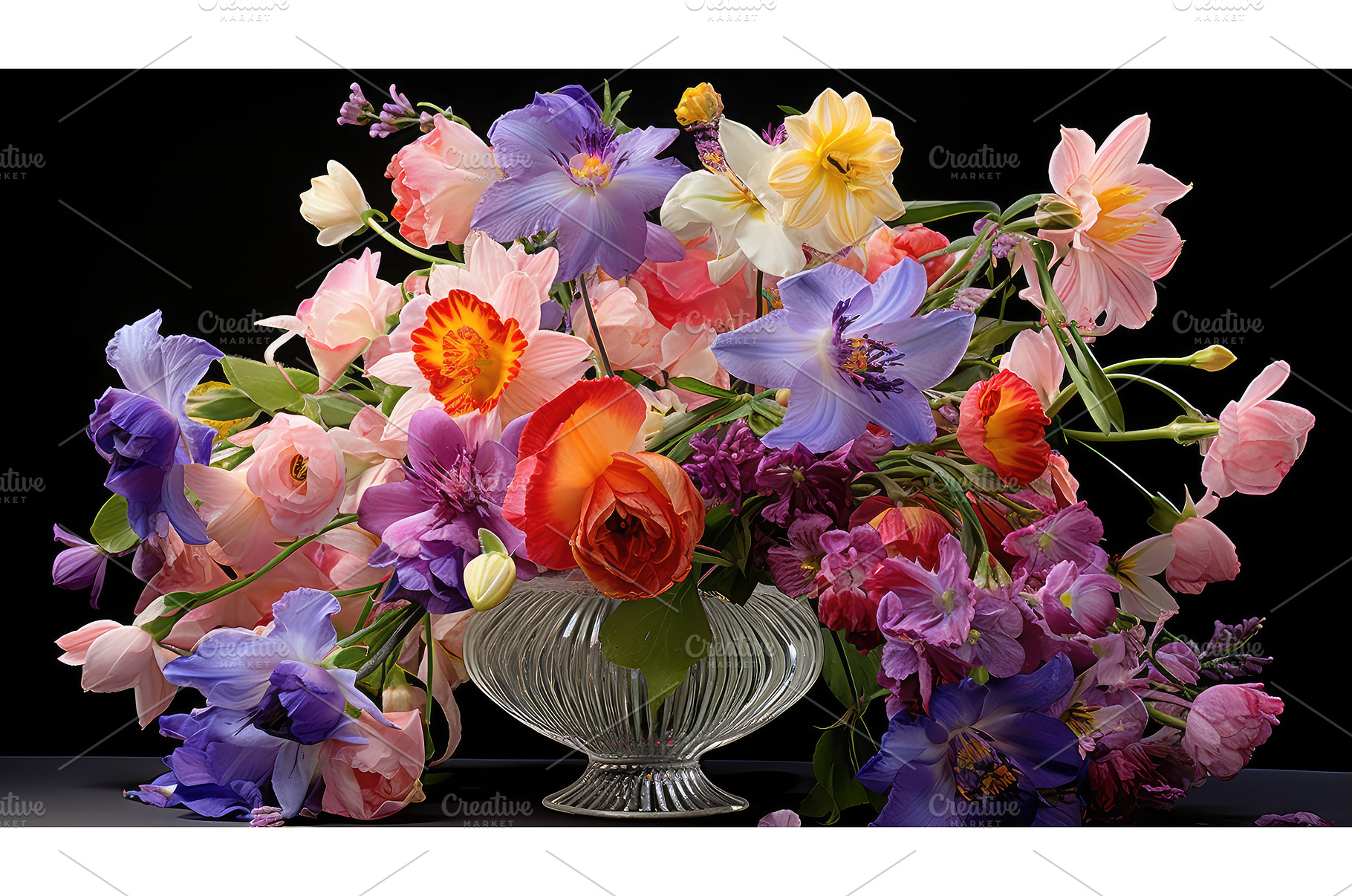 lily spring flowers in vase ai, a Nature Photo by pikepicture