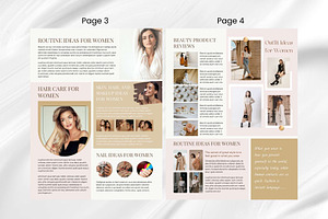 Canva Newsletter Template Fashion