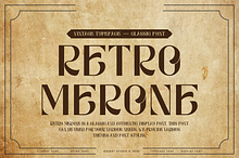 Retro Merone - Classic Font