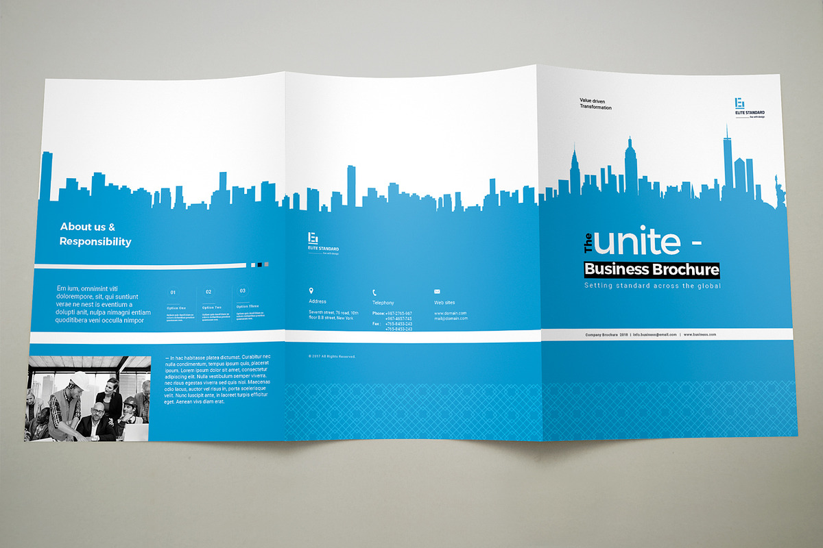 3xA4 Unite Trifold Brochure, a Brochure Template by Elite_Standard (Photo 6 of 6)