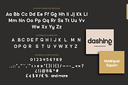 Dashing, a Sans Serif Font by twinstd (Thumbnail 8 of 11)